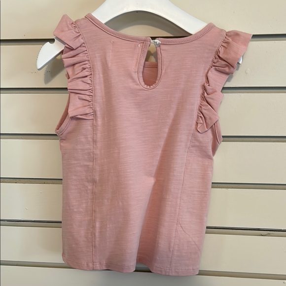 Pink Ruffle Tank Top for Kids - Picture 3 of 3